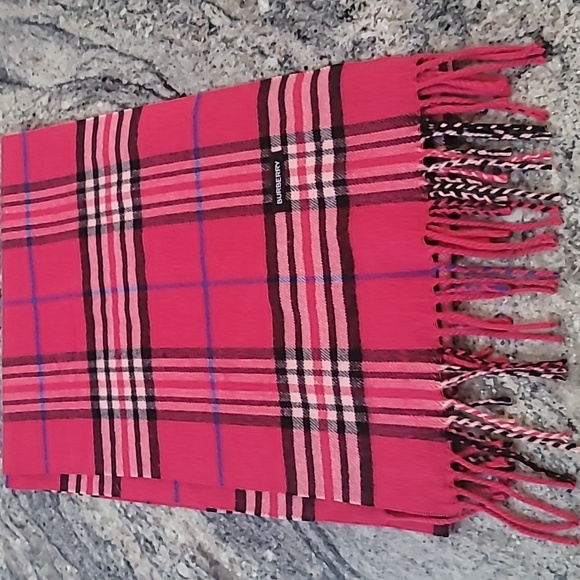 Burberry Cashmere Long Vintage Scarve Nova Check - Picture 4 of 16